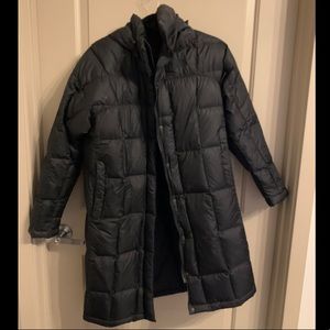 North Face Midi Length 550 Shell Jacket W/ Hood